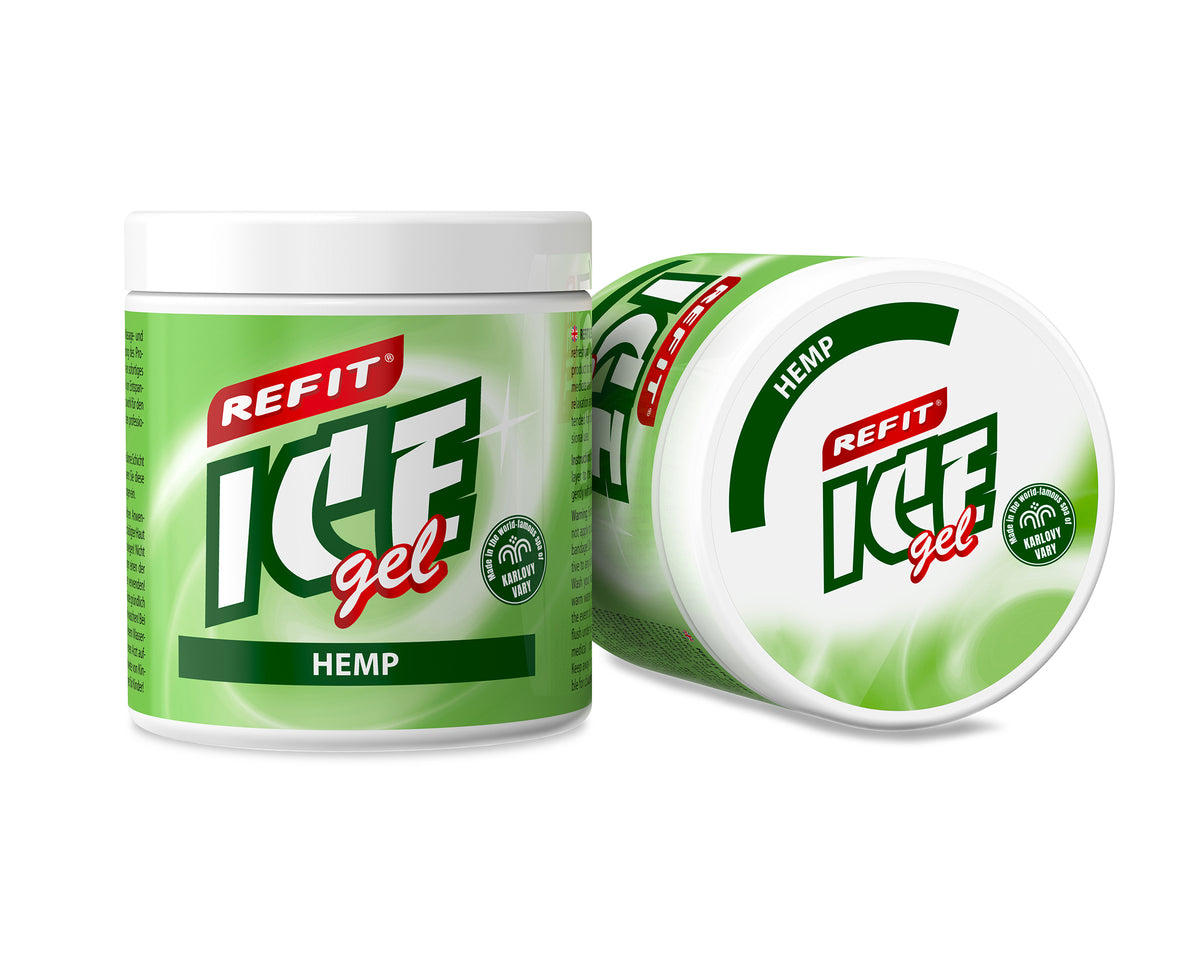 REFIT ICE GEL Konopný 230 ml a 500 ml