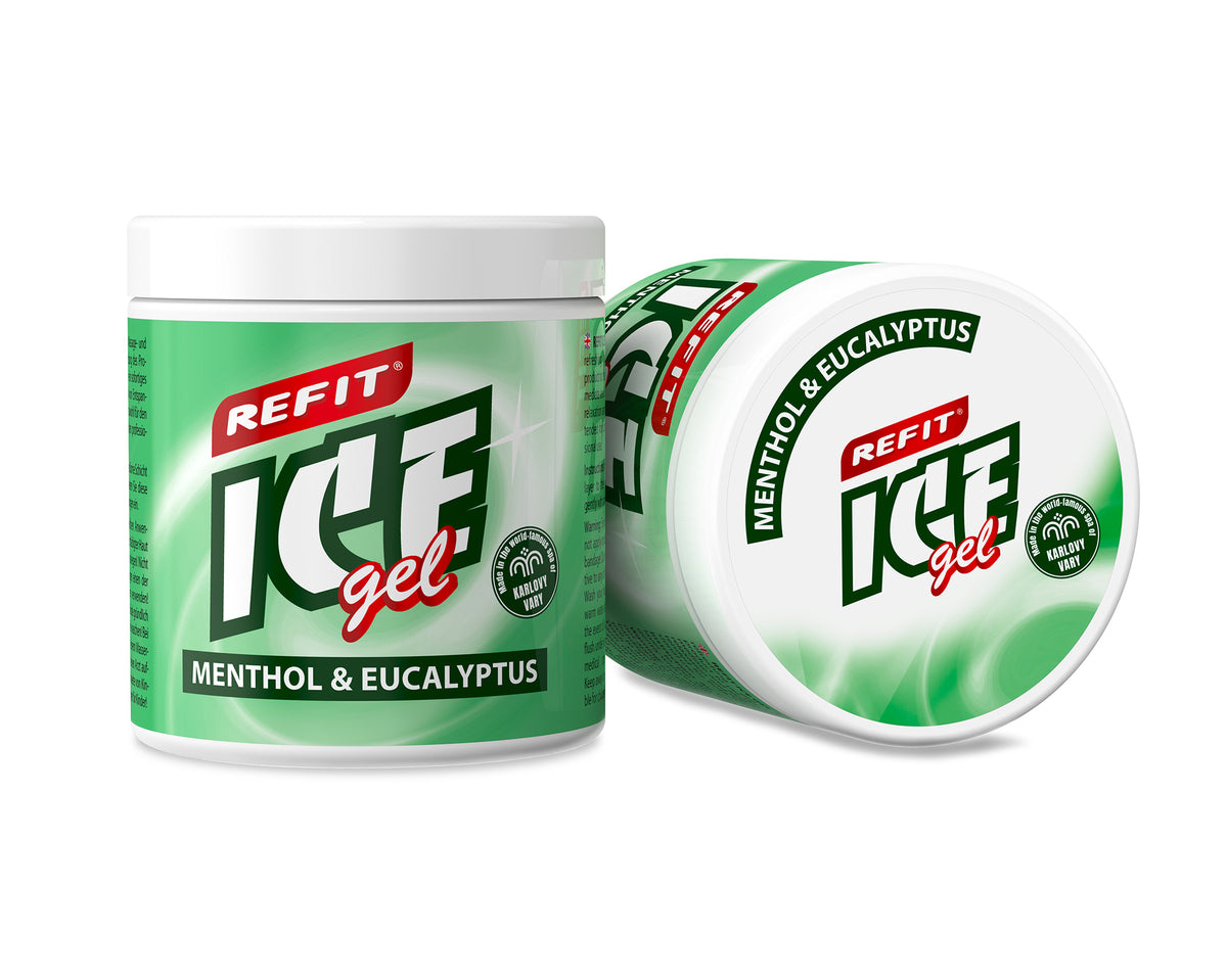 REFIT ICE GEL Menthol & Eukalyptus 230 ml a 500 ml